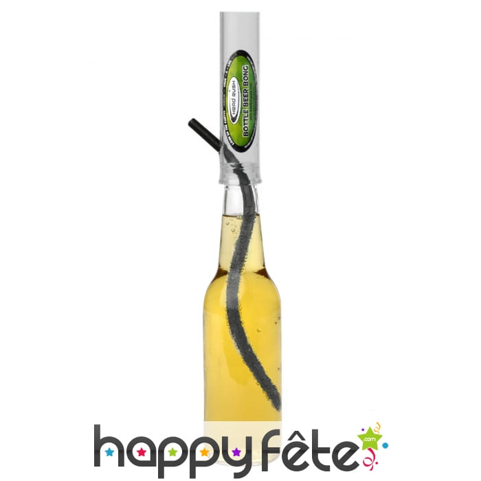 Mini entonnoir à bière Beer bong noir