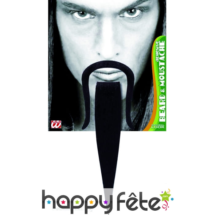 Moustaches et bouc de chinoi mandarin