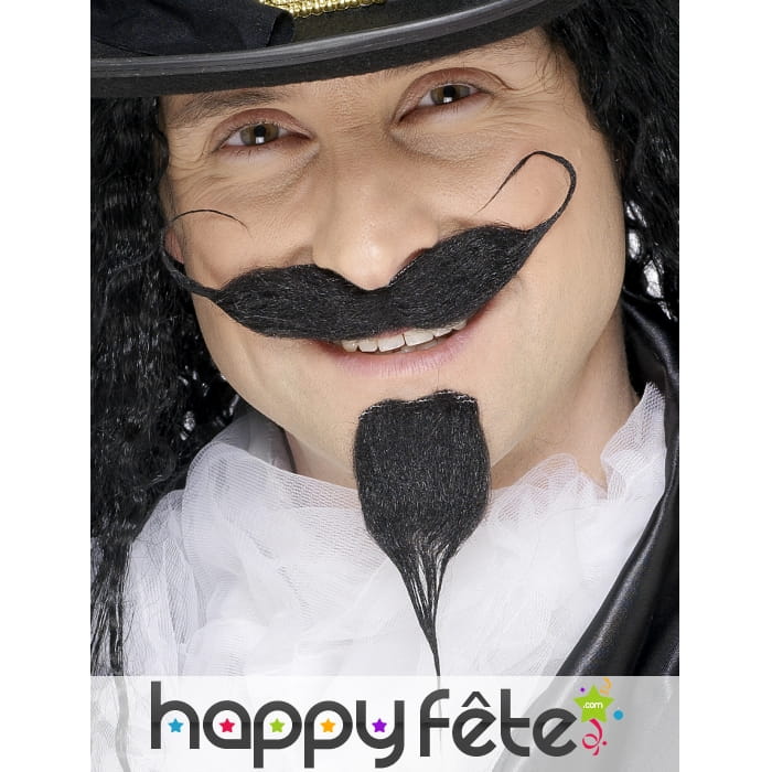 Moustaches et bouc de mousquetaire