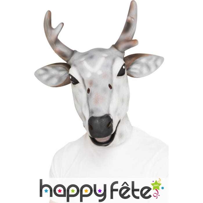 Masque en latex de renne