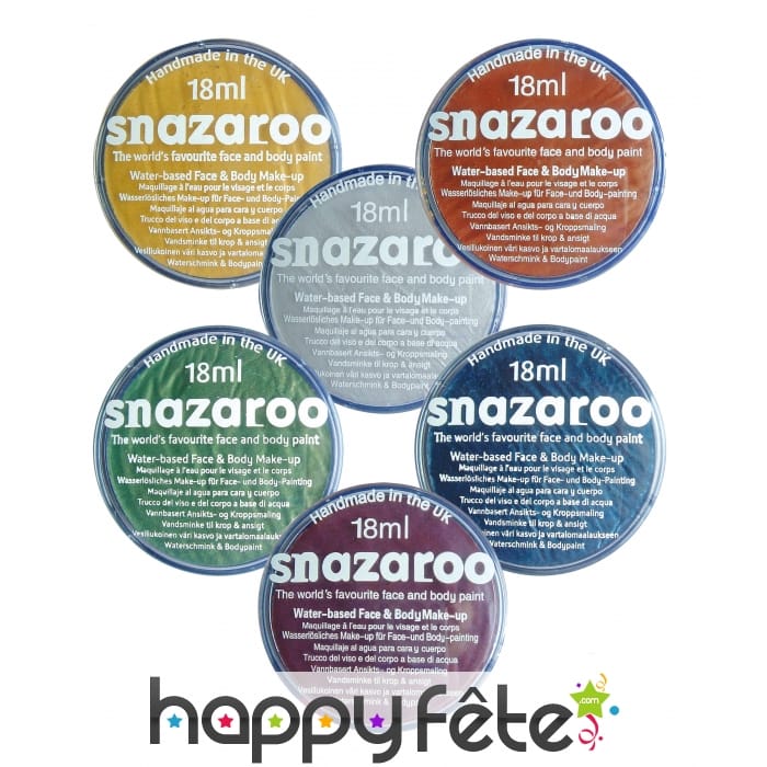 Maquillage effet métallique Snazaroo, 18 ml