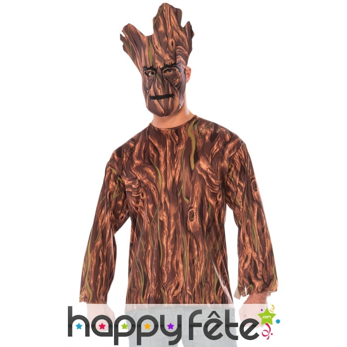 Masque et T-shirt de Groot pour homme