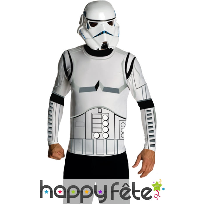 Masque et T-shirt de stormtrooper