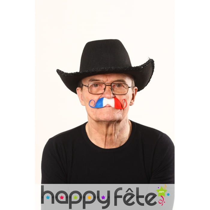 Moustache Francaise bleu blanc rouge