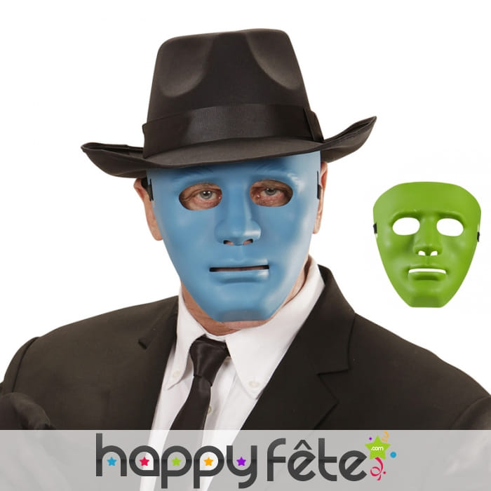 Masque facial coloré d'anonyme