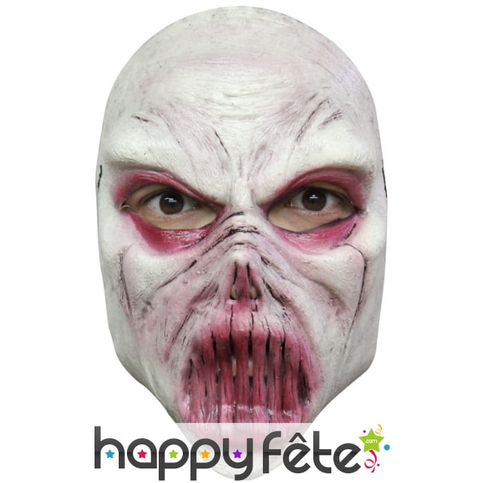 Masque facial de goule en latex