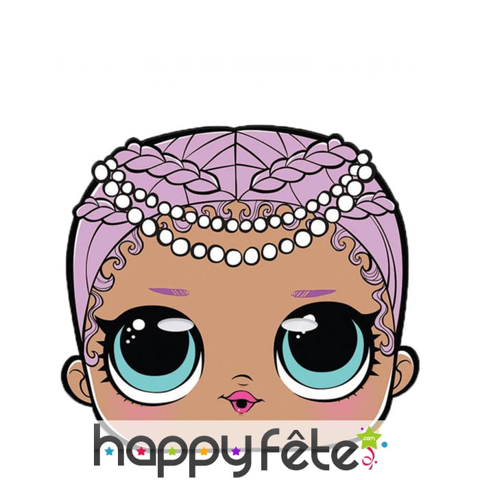 Masque facial de Merbaby pour enfant, LOL Surprise