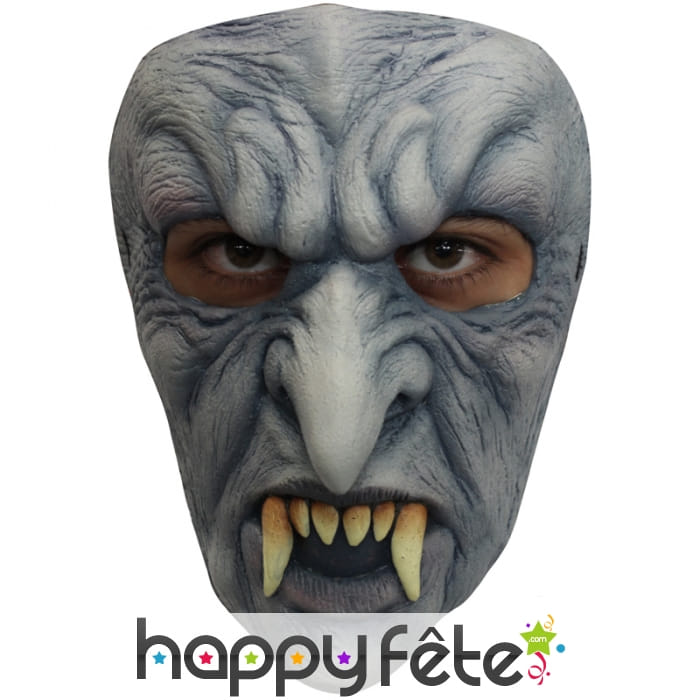 Masque facial de monstre vampire en latex