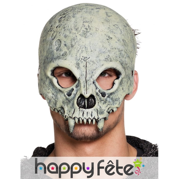 Masque facial de squelette vampire