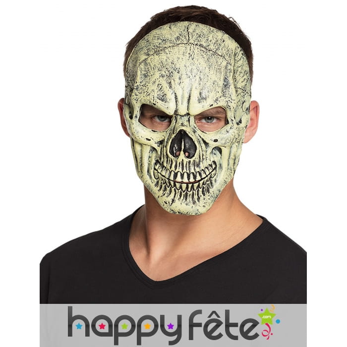 Masque facial de squelette