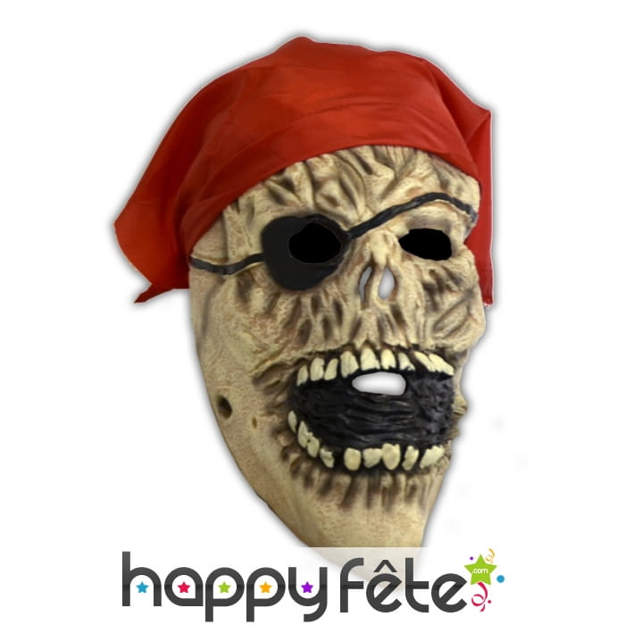 Masque facial monstre pirate et bandeau