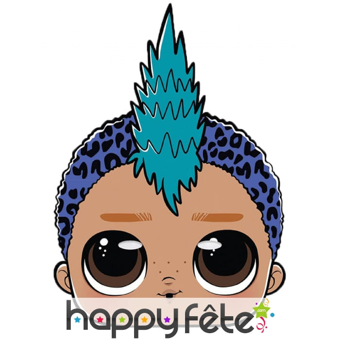 Masque facial Punk Boy pour enfant, LOL Surprise