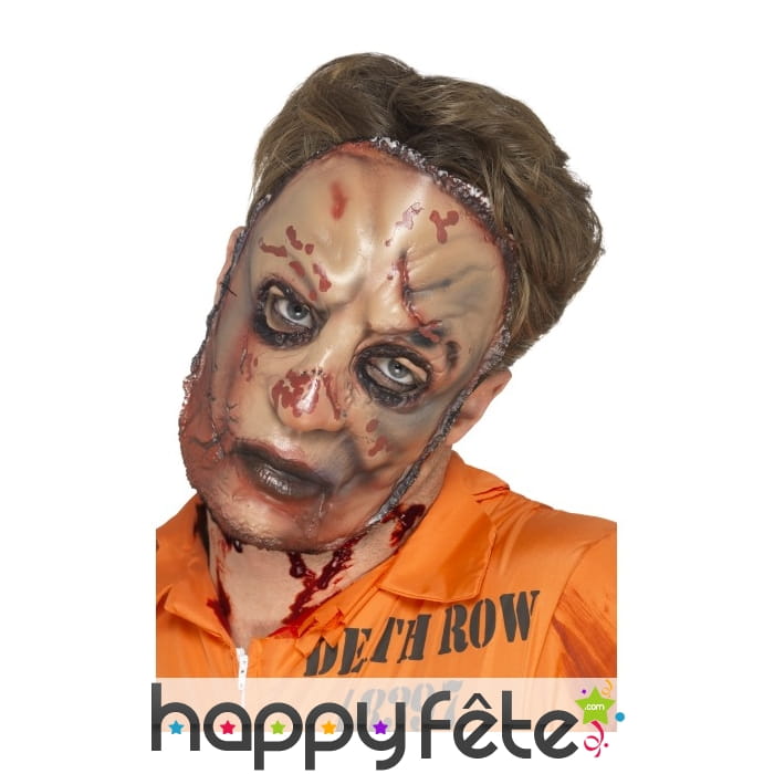 Masque facial visage de zombie