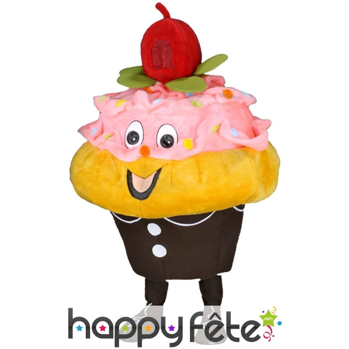Mascotte gâteau (cupcake)