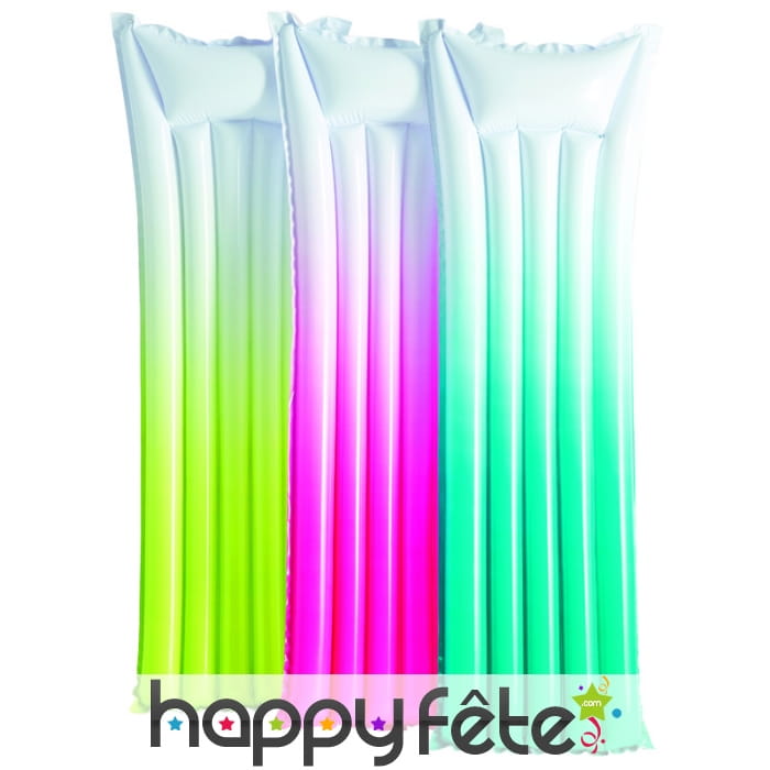 Matelas gonflable de plage dégradé 1 personne