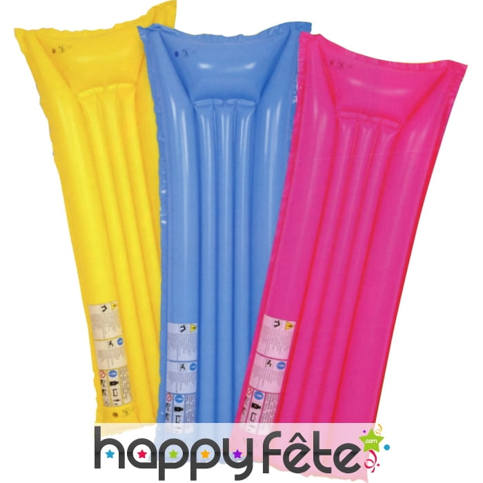 Matelas gonflable de plage uni