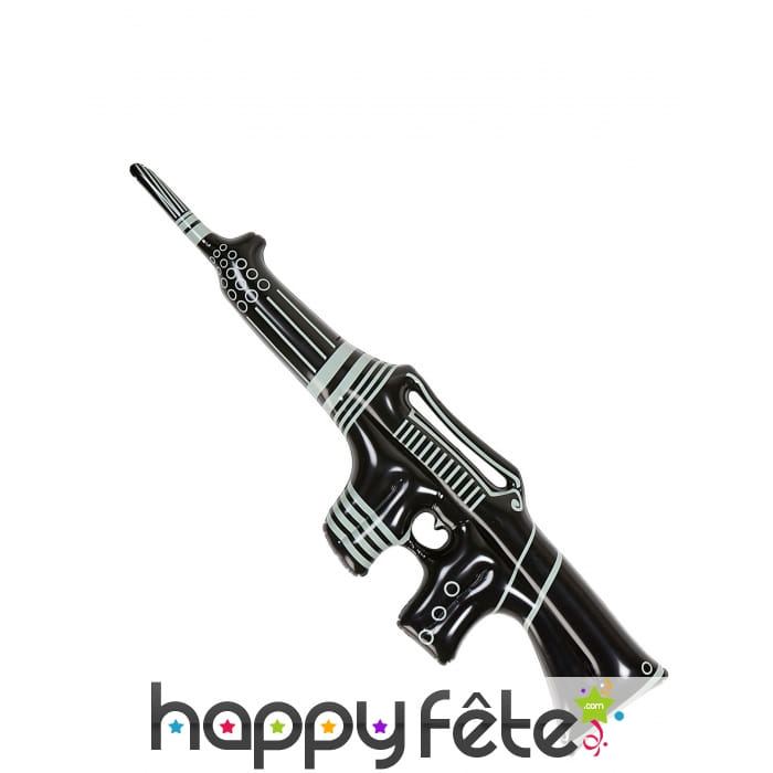 Mitraillette gonflable de gangster, 90cm