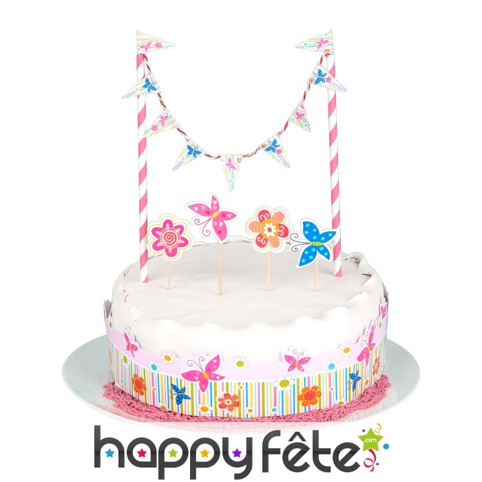 Mini guirlande girly pour gateau