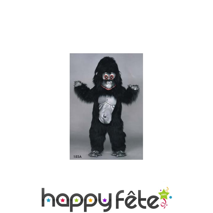 Mascotte gorille noir