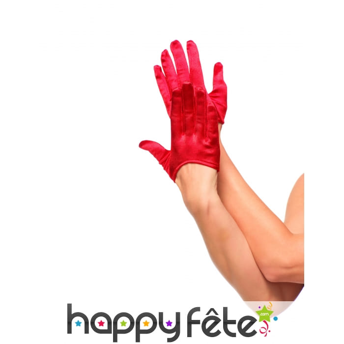 Mini gants rouges pour femme