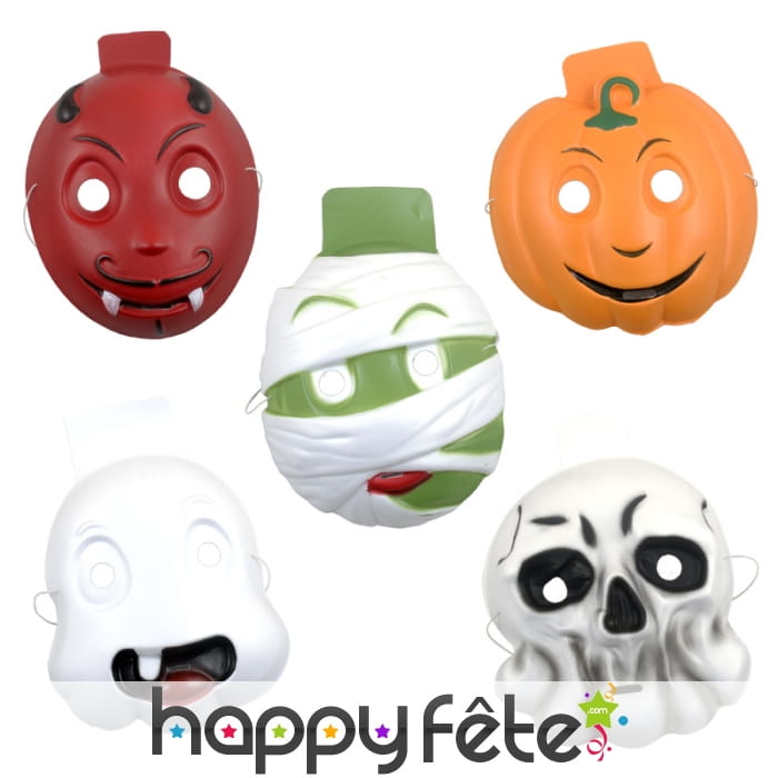 Masques Halloween rigolo en mousse, pour enfant