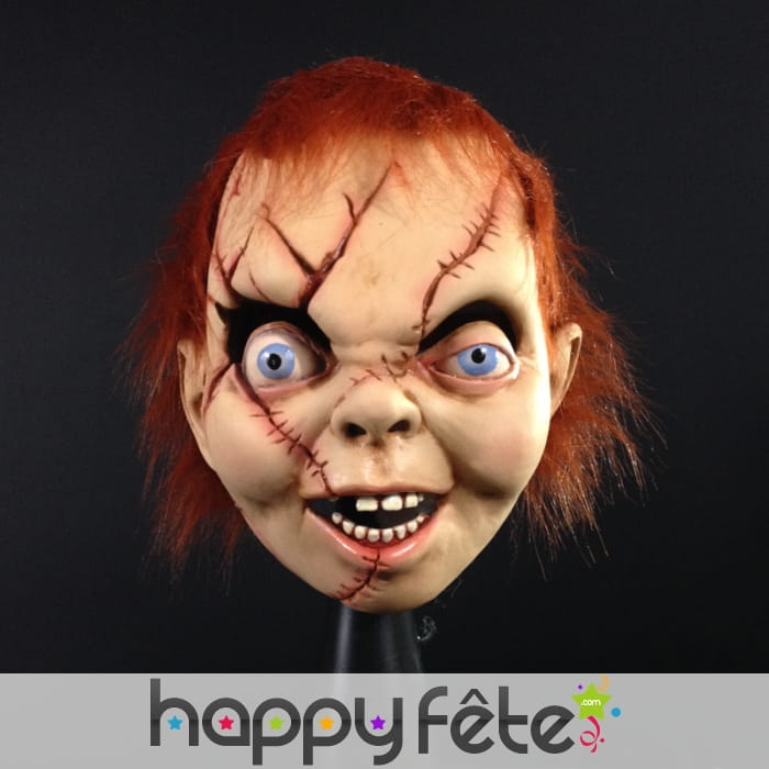 Masque intégral de chucky, la fiancée de chucky