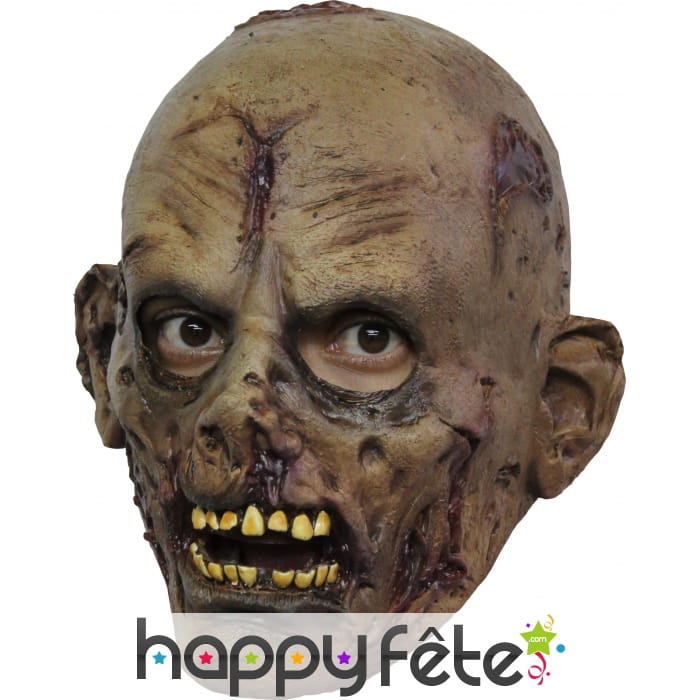 Masque intégral de mort vivant en latex souple