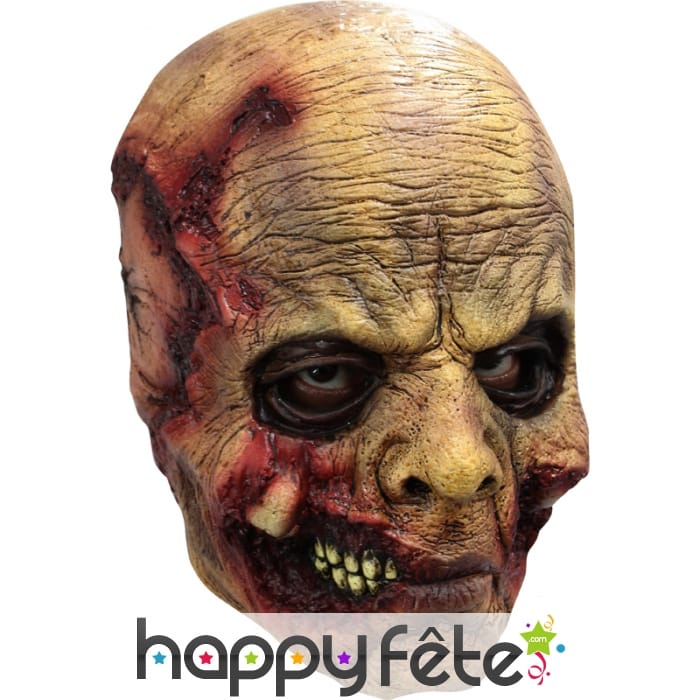 Masque intégral de mort vivant en latex