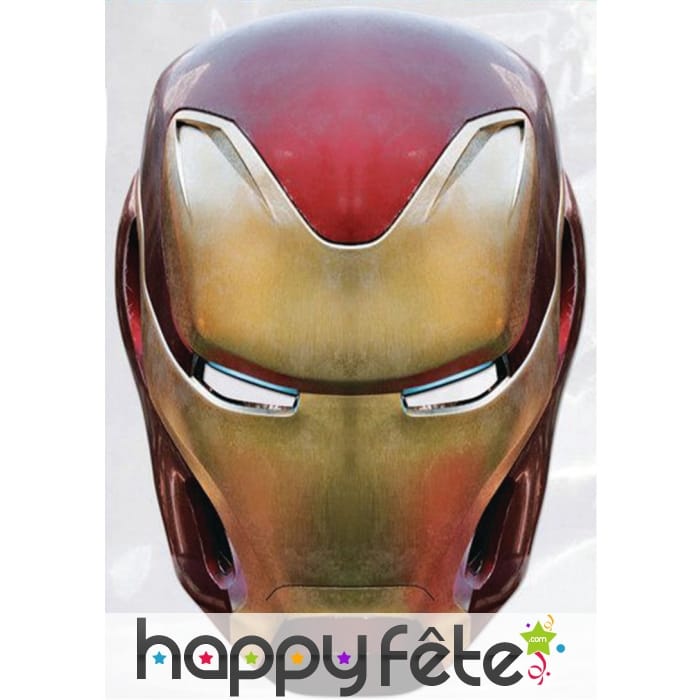 Masque Iron man Avengers Infinity War en carton