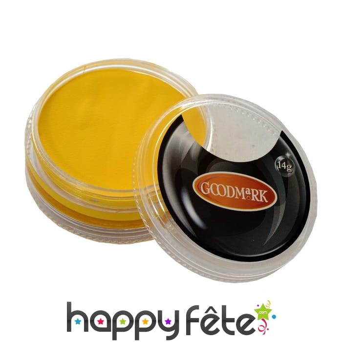 Maquillage jaune à l'eau, 14gr