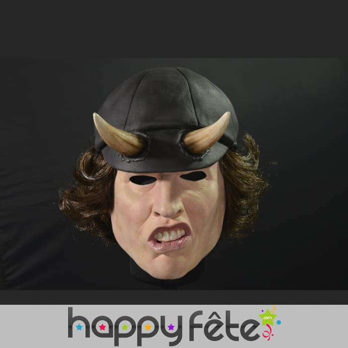 Masque latex AC DC Angus