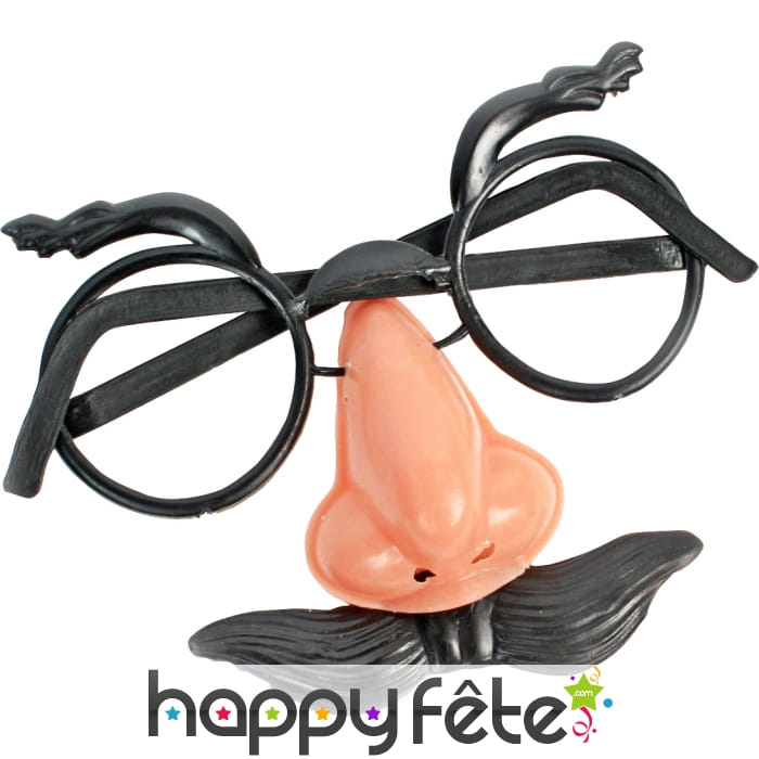 Mini lunettes faux nez avec moustaches