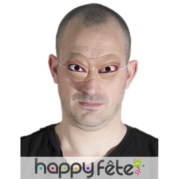 Masque loup yeux globuleux