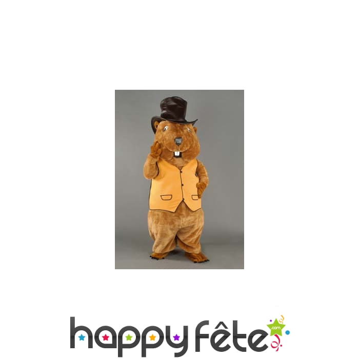 Mascotte marmotte ou castor