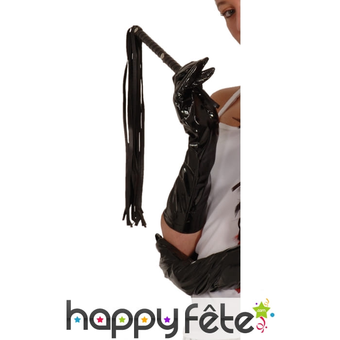 Martinet noir imitation cuir