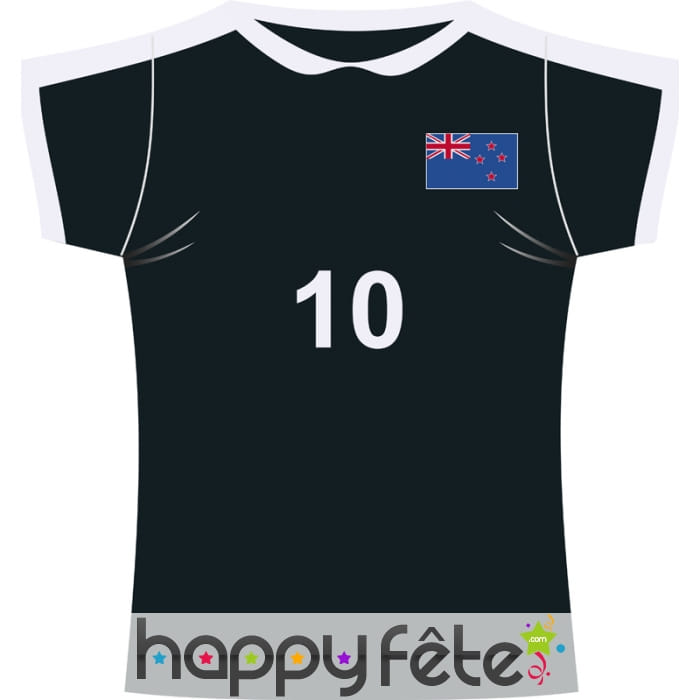Maillot Nouvelle Zélande en carton