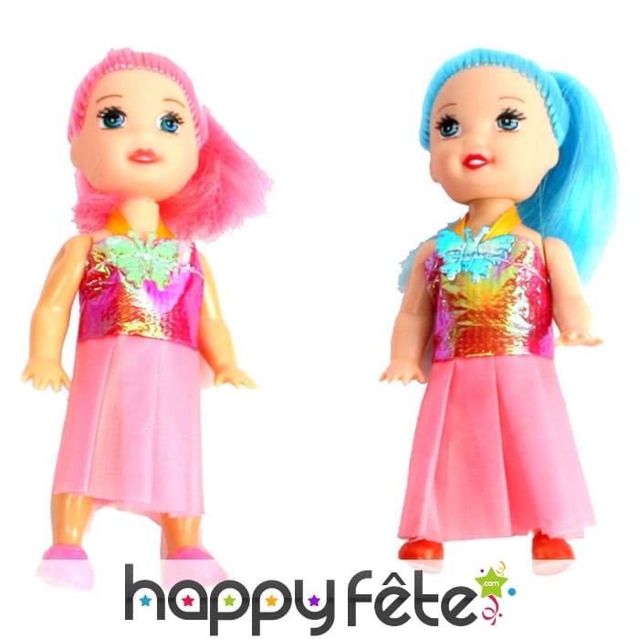 Mini poupée mode, 10cm