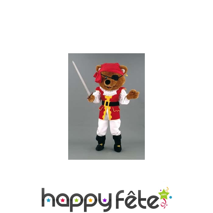 Mascotte pirate ours