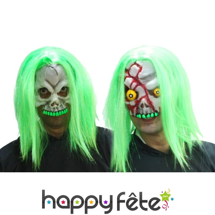 Masque phosphorescent skull