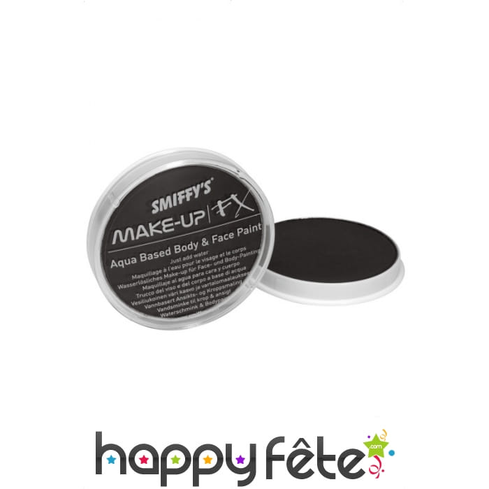 Maquillage pour visage corps noir