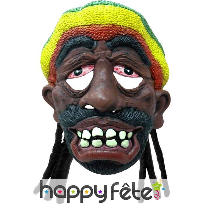 Masque rasta avec bonnet