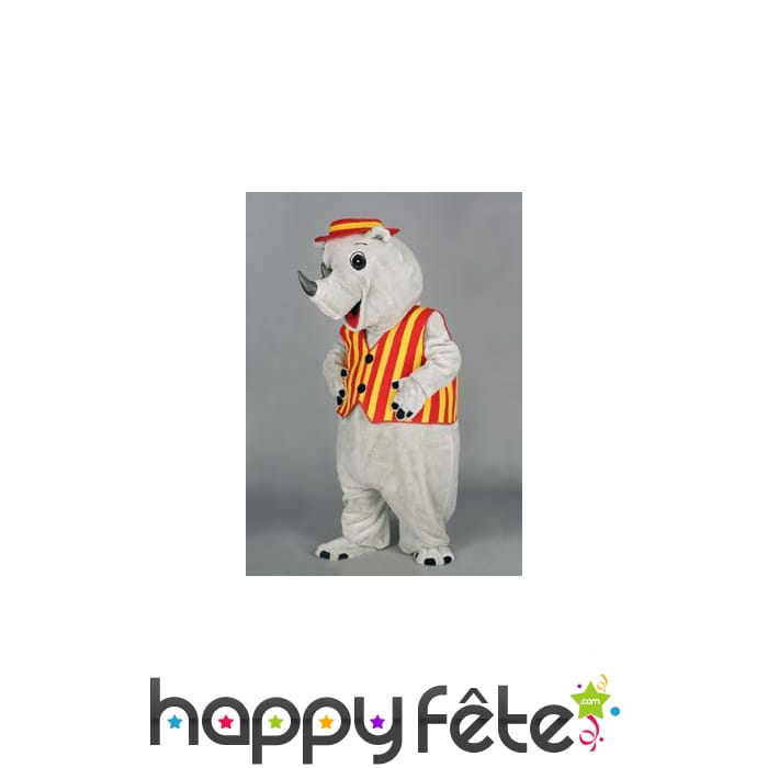 Mascotte rhinoceros cirque