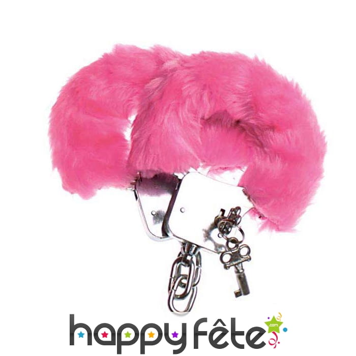 Menottes rose en froufrous