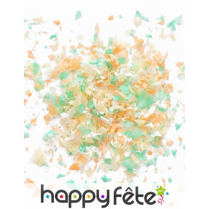 Mini sachet confettis ignifugé couleur menthe