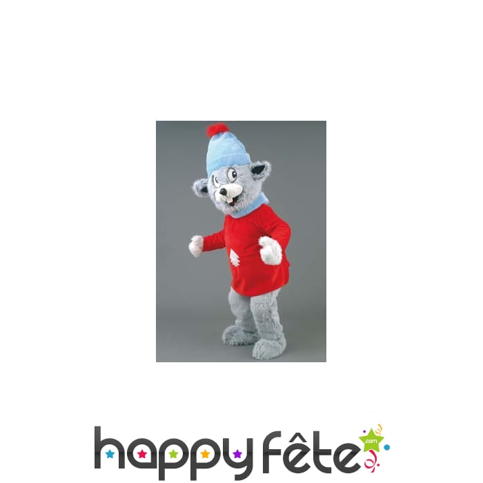 Mascotte souris de noel