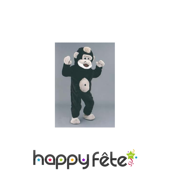 Mascotte singe noir