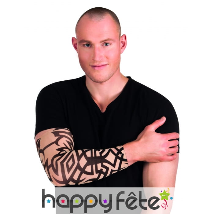 Manche tatouages motif tribal