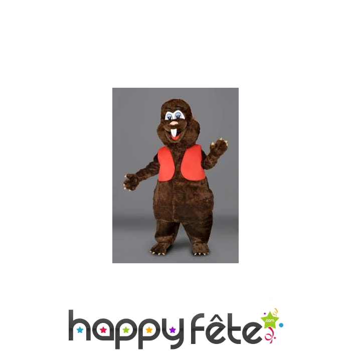 Mascotte taupe (René la taupe)