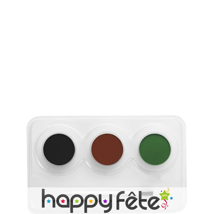 Maquillage visage camouflage