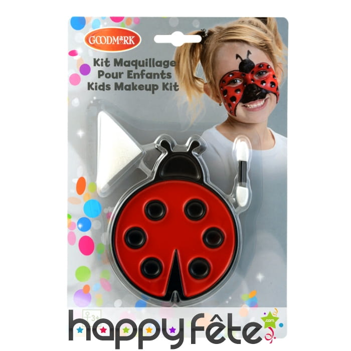 Maquillage visage de coccinelle pour enfant